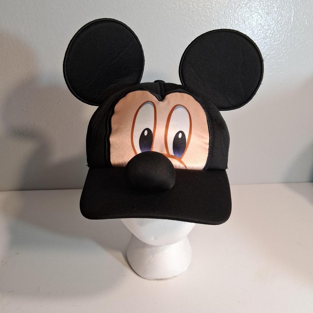 Kids Disney Mickey Mouse face and ears 3D novelty baseball cap